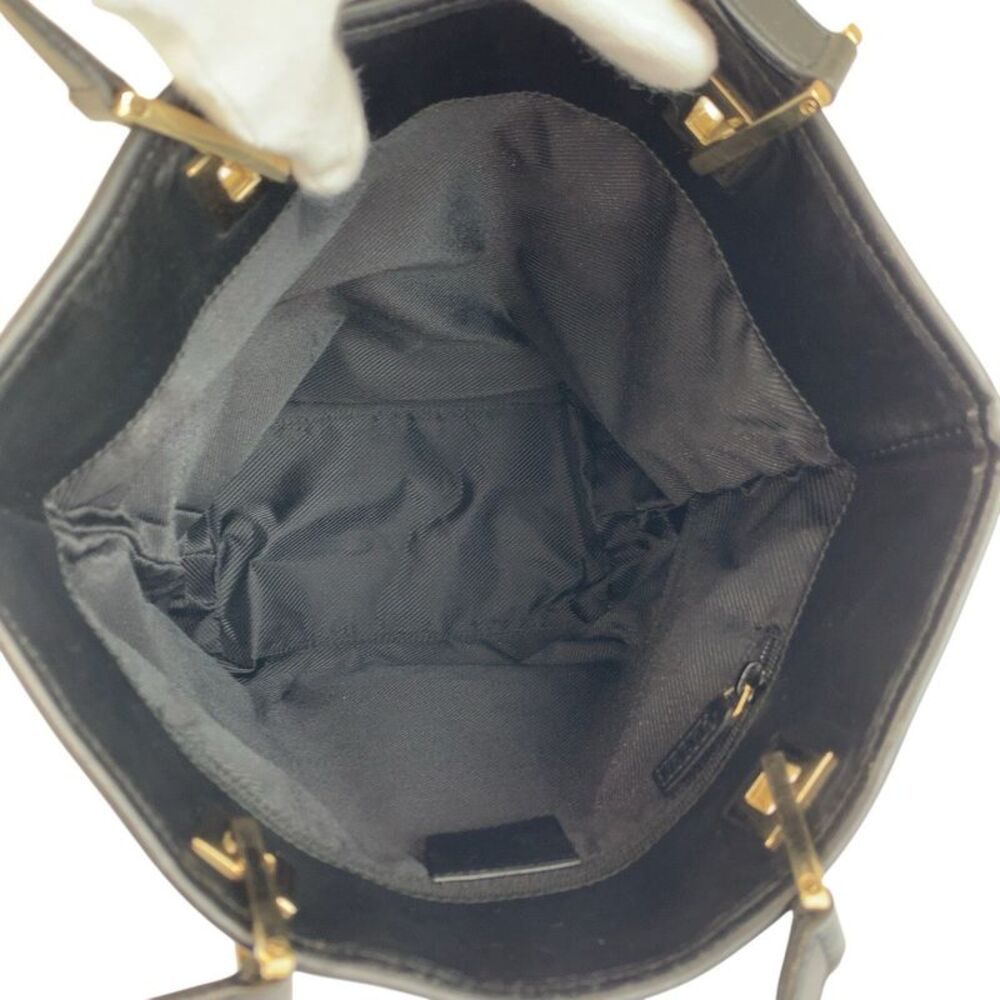 Gucci GG Canvas Leather Tote Bag - Picture 8 of 9